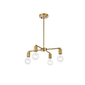 Cairo 4 lights brass pendant (LD2339BR) by Elegant The Cairo Collection pendant